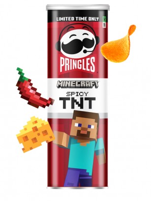 Pringles Minecraft Spicy TNT 158 grs