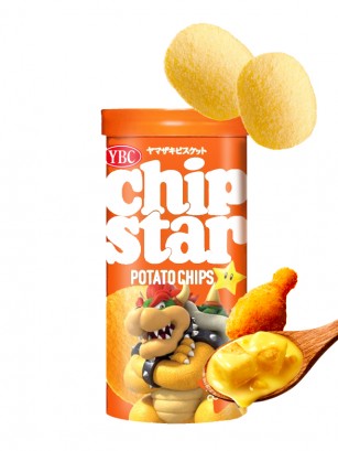 Patatas Chips Star sabor Pollo | Edición Super Mario | Bowser 45 grs.