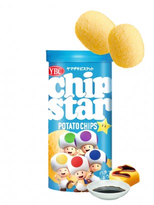 Patatas Chips Star Mantequilla y Soja | Edición Super Mario | Toad 45 grs.