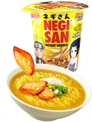 Fideos Ramen Cup Naruto de Pollo Teriyaki | Negi San 65g.