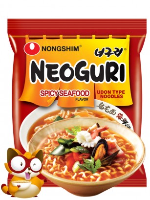 Fideos Udon Coreanos Neoguri Seafood & Surimi | Hot & Spicy