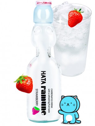 Soda Ramune Sabor Fresa | Clear 200 ml.