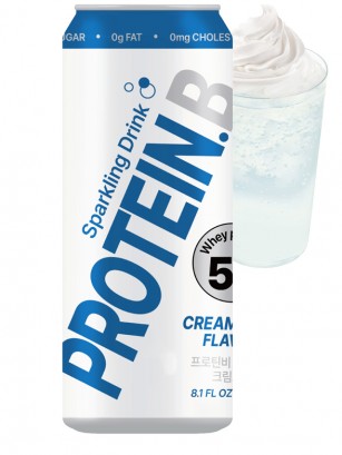 Refresco Cream Soda con Proteína | Sin Azúcar | Protein.B 240 ml.