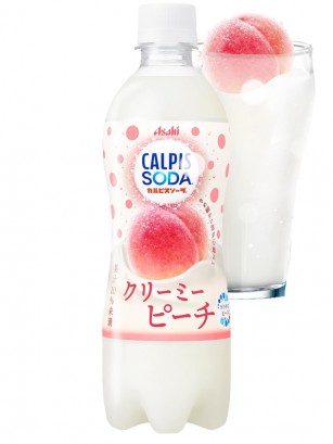 Calpis Sparkling Soda Nata Momo 500 ml.