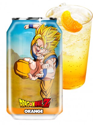 Refresco Kawaji Naranja | Dragon Ball Z | Goku Super Saiyan 330 ml.