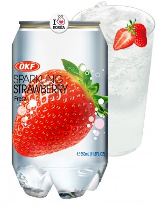 Refresco Coreano Clear de Fresa | OKF 350 ml.