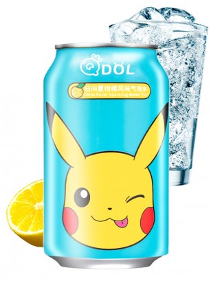 Agua Soda Sabor Cítrico | Edición Pokemon Pikachu 330 ml.