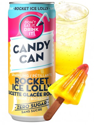 Refresco de Rocket Ice lolly | Candy Can | Sin Azúcar 330 ml.