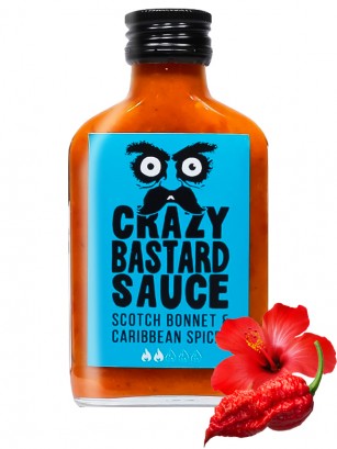 Salsa Crazy Bastard | Scoth Bonnet & Especias Caribeñas 100 ml.