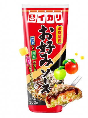 Salsa Okonomiyaki Ikari | Sabor Afrutado 300 grs.