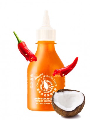 Salsa Sriracha Chili con Leche de Coco | HOT 200 ml.
