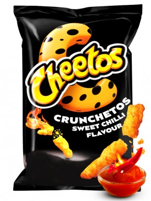 Cheetos Crunchetos Sabor Sweet Chili 110 grs.