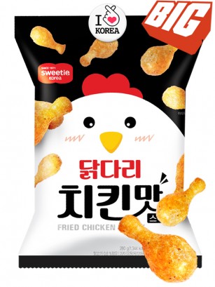 Snack Coreano Sabor Pollo Frito estilo Corea | Big 280 grs.