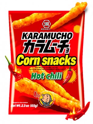 Snack de Maíz Karamucho Estilo Cheetos | Hot Chilli 65 grs.