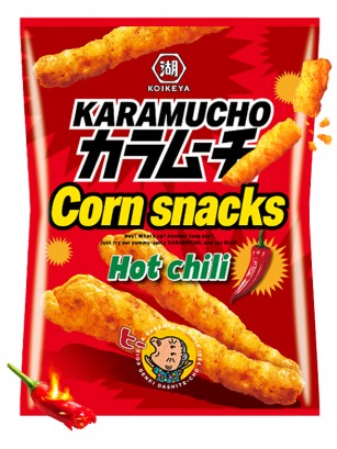 Snack de Maíz Kara Mucho Koikeya Estilo Cheetos | Hot Chilli 65 grs.