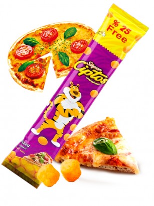Snack estilo Cheetos | Sabor Pizza 20 grs.