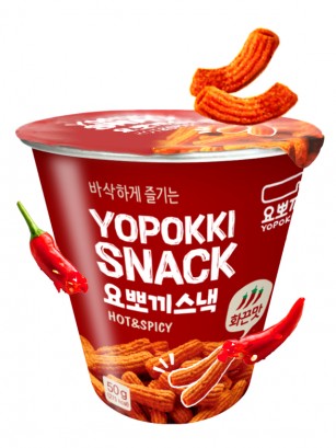 Snack Coreano Sabor Topokki HOT & Spicy 50 grs.