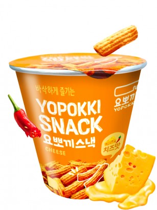 Snack Coreano Sabor Topokki con Queso y Guindilla 50 grs.