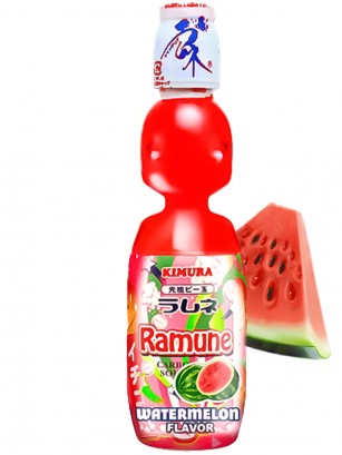 Soda Ramune Sandía | Kimura 200 ml.