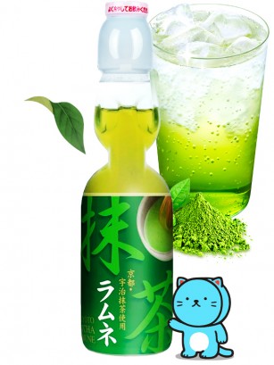 Soda Ramune de Té Matcha | Hata 200 ml.