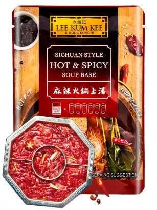 Sopa Base Picante Estilo Sichuan | HOT POT | Lee Kum Kee 70 grs.