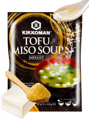 Sopa instantánea de Miso, Tofu y Alga Wakame | Kikkoman