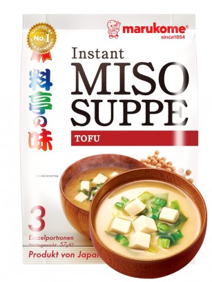 Sopa Instantánea de Miso Marukome y Tofu | 3 Raciones
