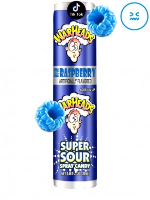 Spray Chuche Ultra Ácida de Frambuesa Azul | Warheads 20 ml.