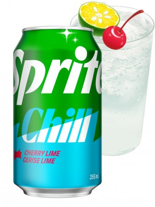 Sprite Chill Cereza-Lima | Canadá 355 ml.