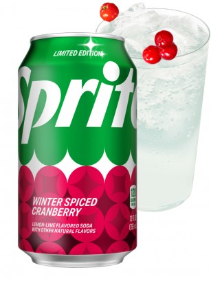 Sprite Winter Spiced Cranberry | U.S.A. 355 ml.