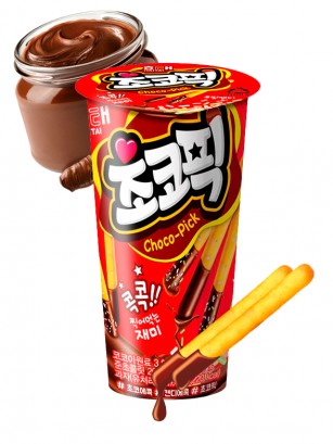 Sticks Cup Coreanos de Crema de Chocolate 45 grs.