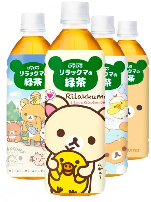 Té Verde Kuradashi con Matcha | Sin Azúcar | Colab. Rilakkuma 500 ml.