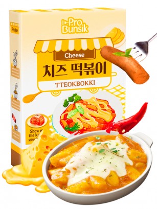 Topokki Coreanos Mild Spicy con Queso | Tteokbokki 343 grs.