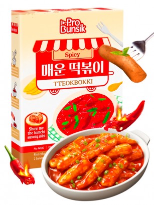 Topokki Coreanos Spicy | Tteokbokki 343 grs.