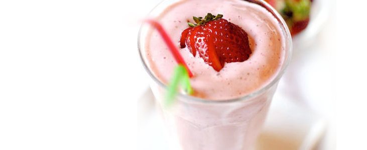 Milkshake con Fresas ❤ Sugerencia